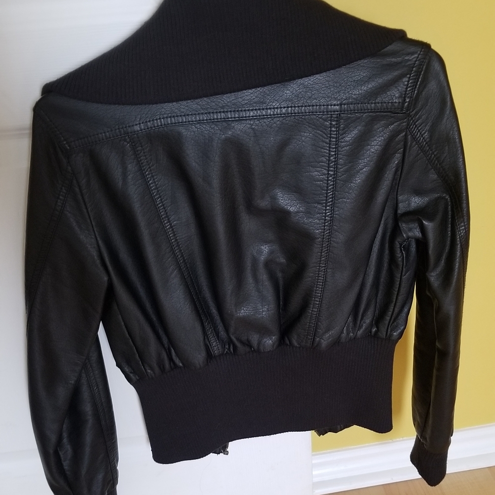 Faux leather jacket - Picture 3 of 3
